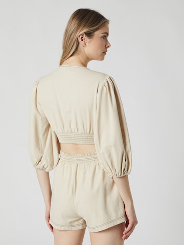 Guido Maria Kretschmer Women Bluse 'Alexis' in Beige: zadná strana