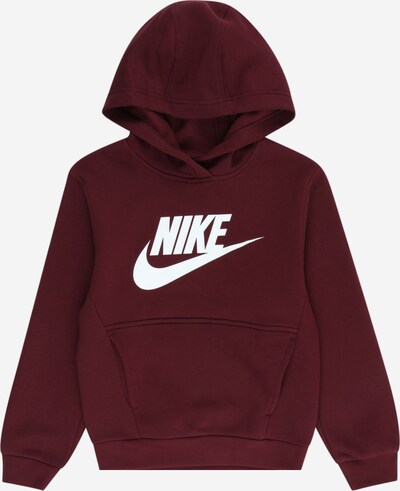 Nike Sportswear Sweatshirt 'Club FLC' in rostbraun / offwhite, Produktansicht