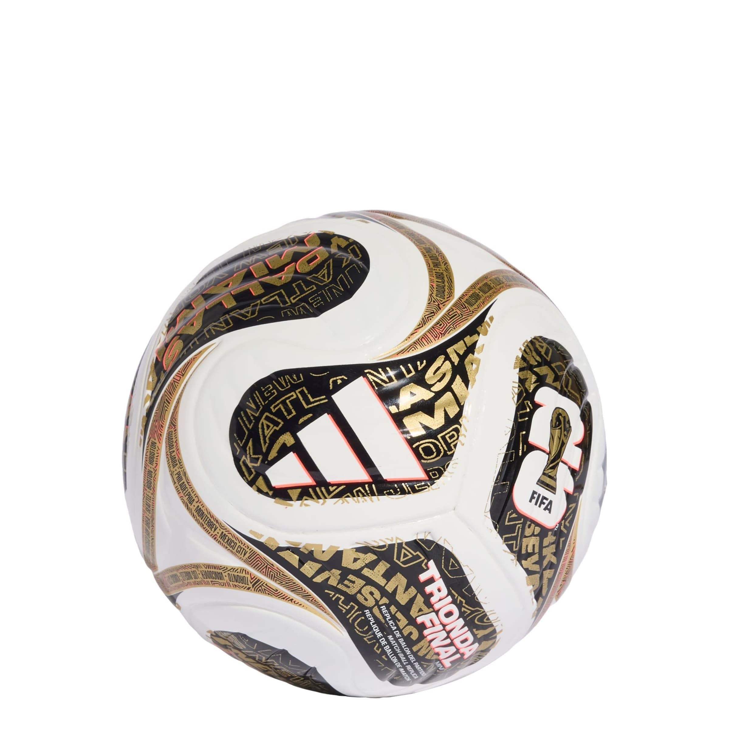 ADIDAS PERFORMANCE Ball 'FIFA Fussball-Weltmeisterschaft 26™ Trionda Finals' in 1 in Gold / Raspberry / Black / White, Item view
