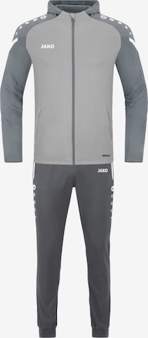 JAKO Trainingsanzug in Grau: Vorderseite