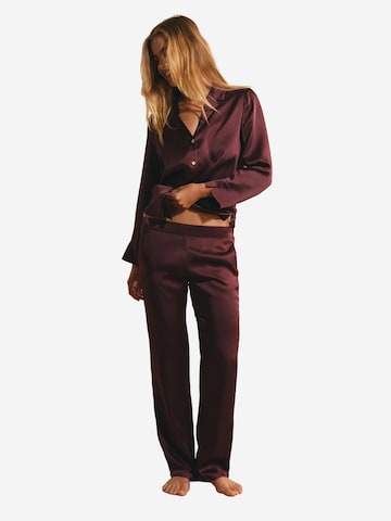 Pantaloncini da pigiama 'Pearly' di ETAM in rosso
