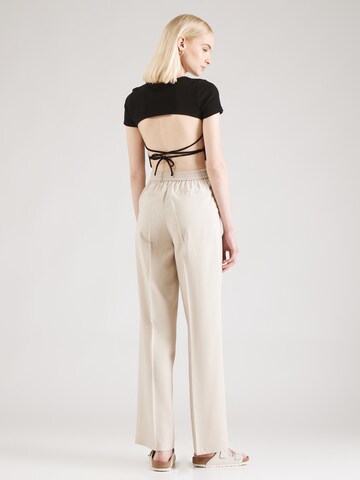 Tally Weijl Loose fit Pleat-front trousers in Beige