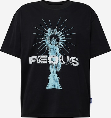 Pequs Shirt 'Helios' in Black: front