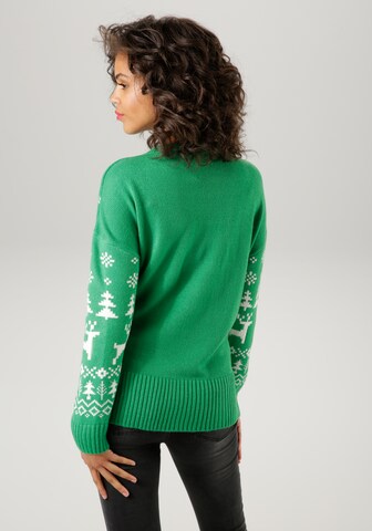 Aniston CASUAL Sweater in Green