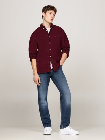 TOMMY HILFIGER Regular Fit Hemd in Rot