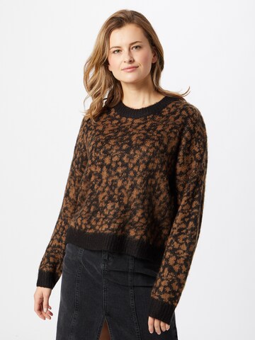 Pull-over 'CAMERON' JDY en marron : devant