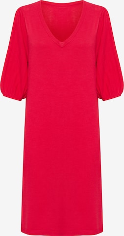 raudona Cream Megzta suknelė 'CRVillea': priekis