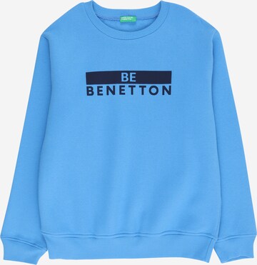 UNITED COLORS OF BENETTON Bluza w kolorze niebieski: przód