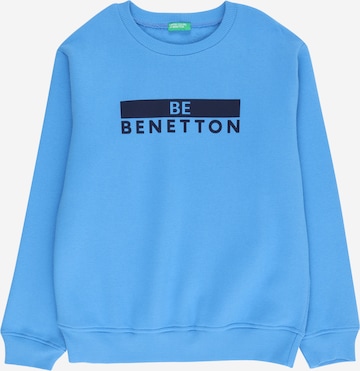 UNITED COLORS OF BENETTON Sweatshirt in Blue: front