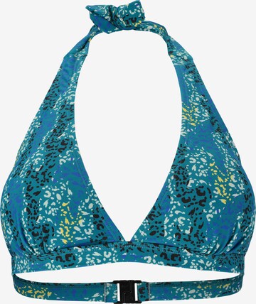 Cruz Triangle Bikini Top 'Pozzuoli' in Blue: front