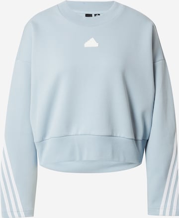 ADIDAS SPORTSWEAR Sport sweatshirt 'Future Icons 3-Stripes' i blå: framsida