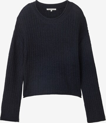 Pull-over TOM TAILOR DENIM en bleu : devant