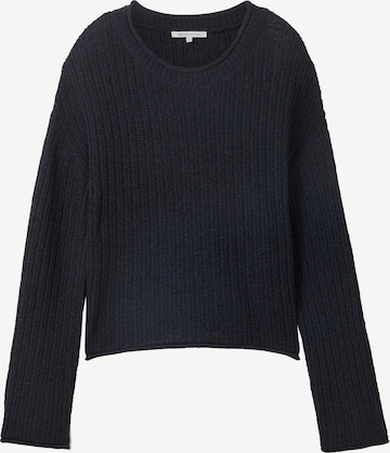 TOM TAILOR DENIM Sweater in Blue: front