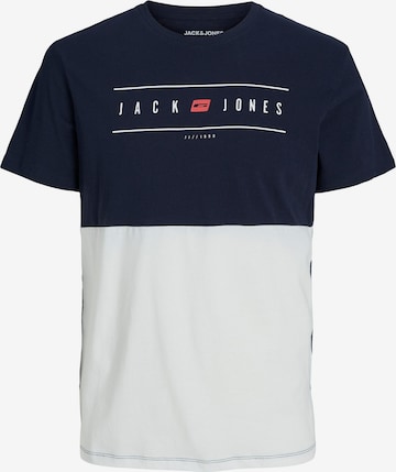 JACK & JONES Tričko 'ELLIOT' – modrá: přední strana