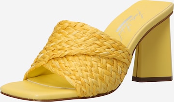 Karolina Kurkova Originals Sandals 'Eletra' in Yellow: front