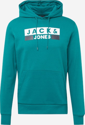 JACK & JONES Sweatshirt i grön: framsida