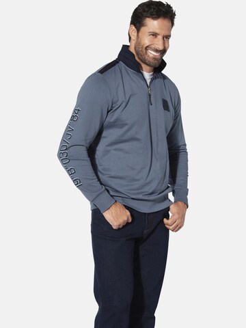 Jan Vanderstorm Sweatshirt 'Jordebenk' in Blauw