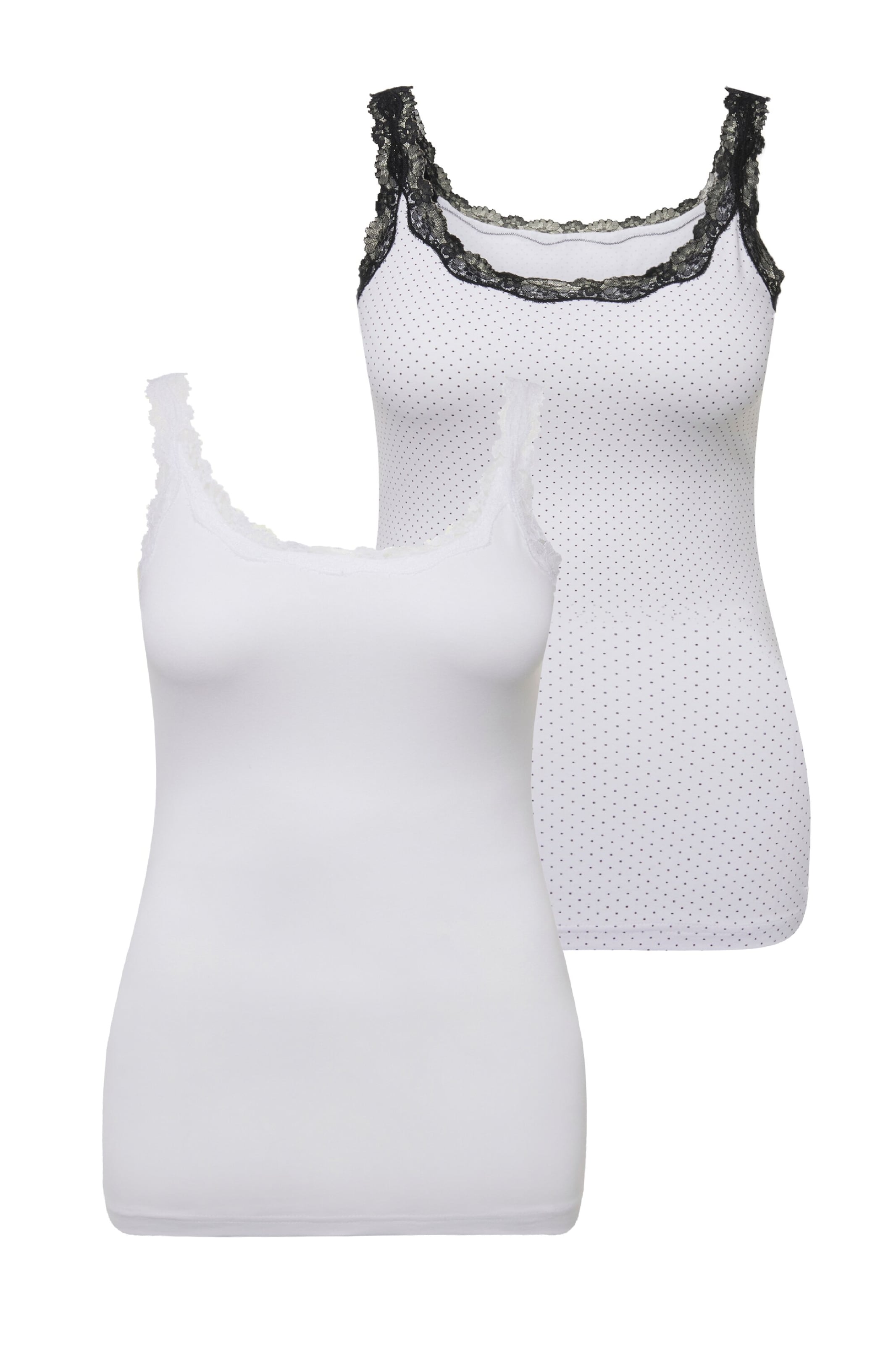 Ulla Popken Undershirt in White: front