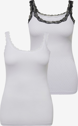 Ulla Popken Undershirt in White: front