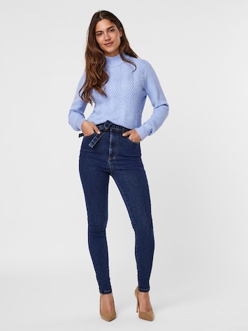 VERO MODA Skinny Jeans 'Loa' in Blauw