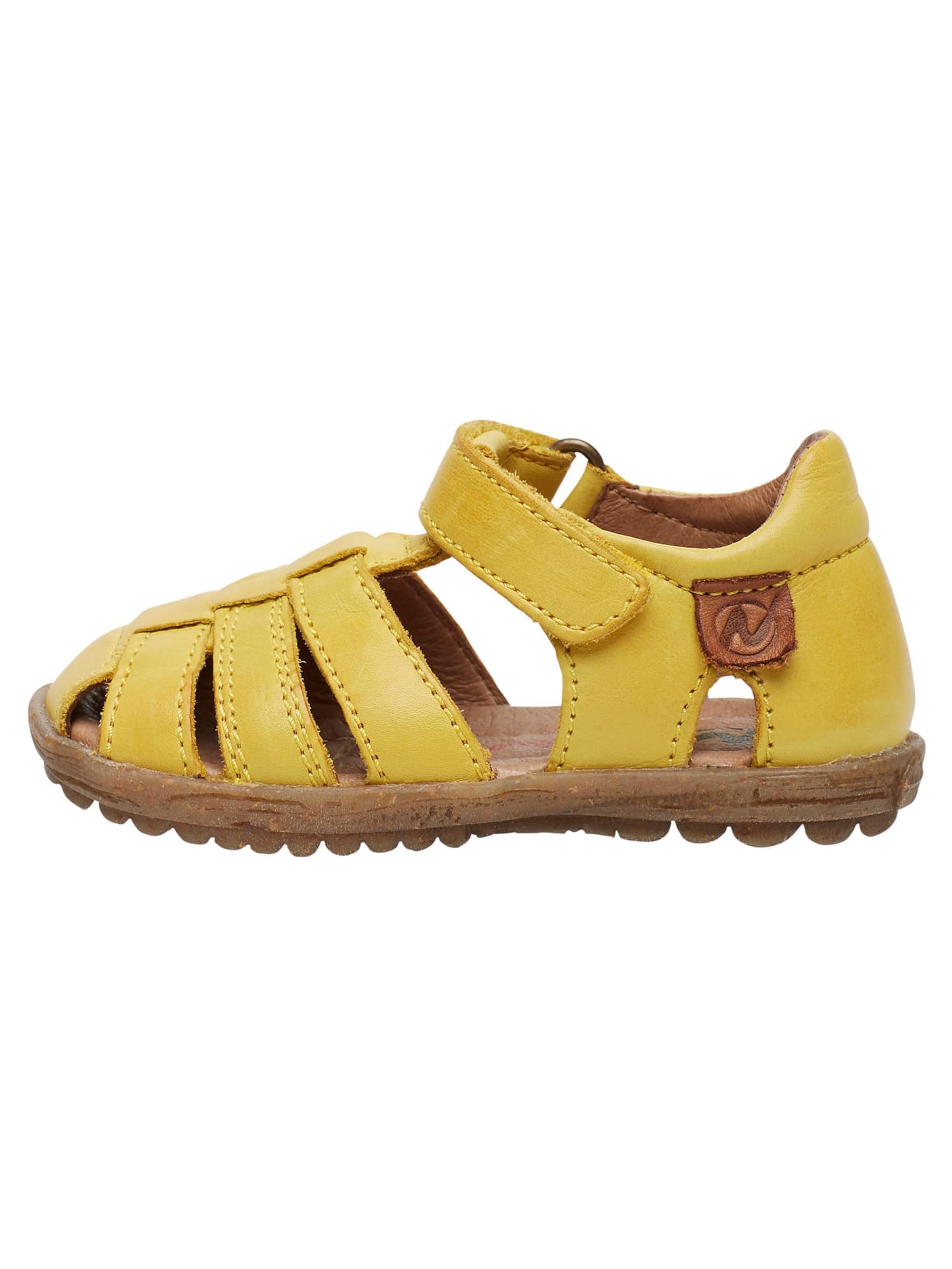 NATURINO Offene Schuhe 'SEE'‌‌‌‌‌ in Gelb: Vorderseite