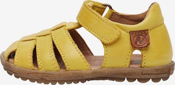 NATURINO Offene Schuhe 'SEE' in Gelb: Vorderseite