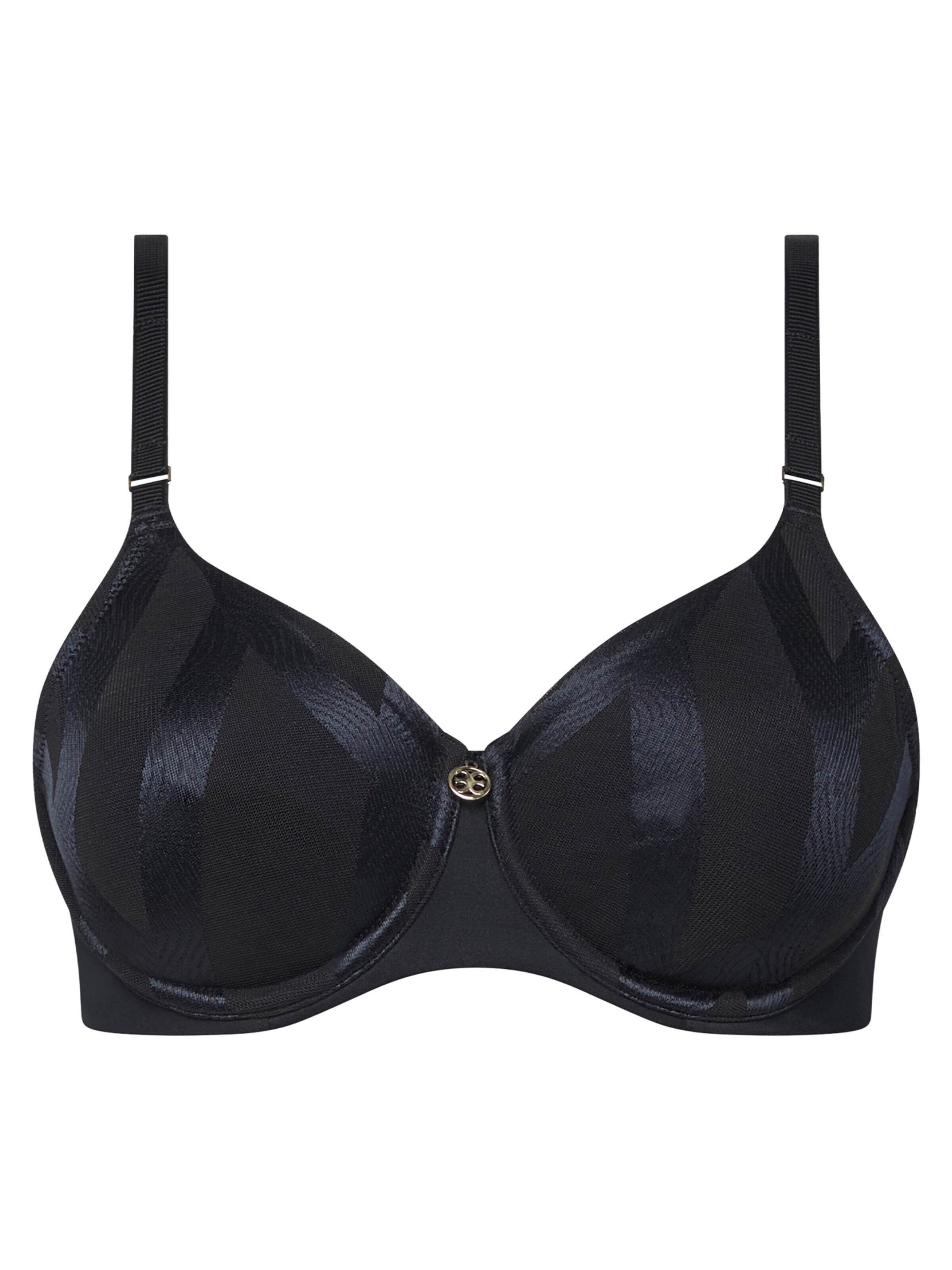 Chantelle Bra 'Glaze' in Black: front