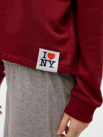 Vero Moda Girl - Sudadera 'VMNew York' en rojo