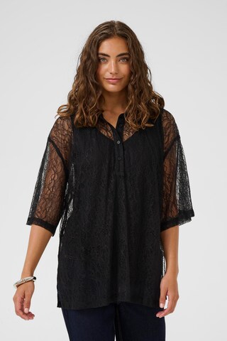 T-shirt 'CUkasi ' CULTURE en noir : devant