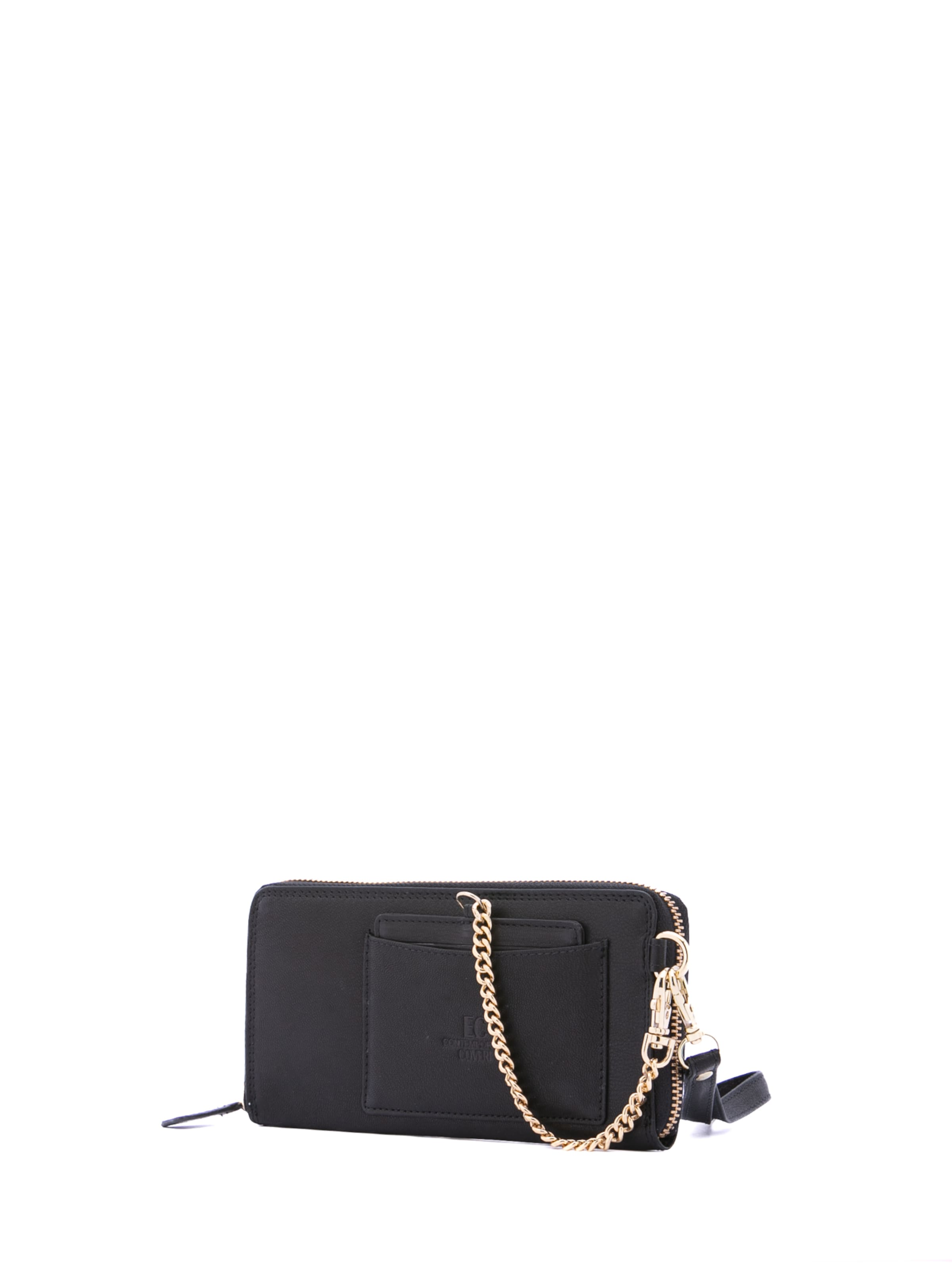 Portamonete di Enrico Coveri in nero: frontale