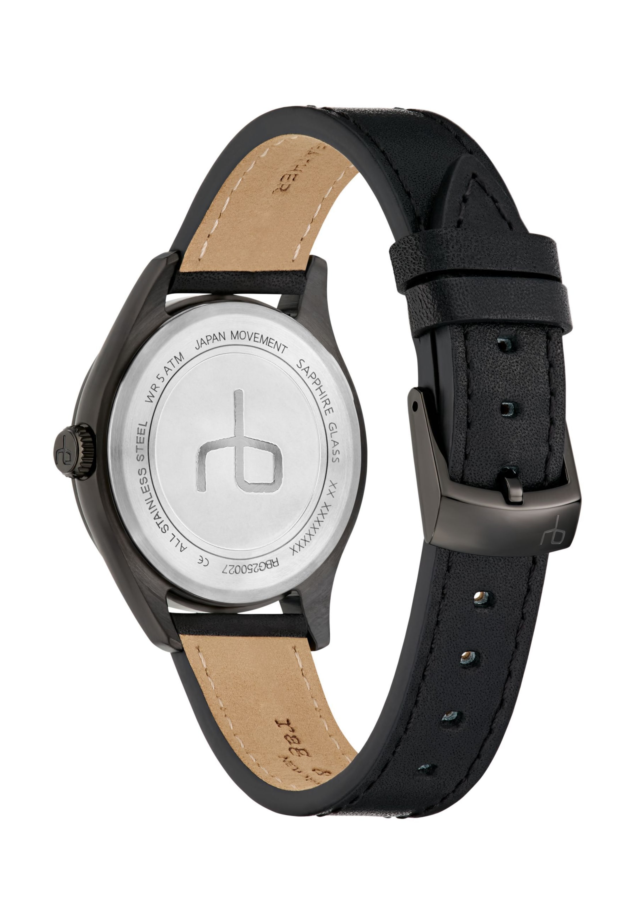 rag & bone Analog watch 'Dean' in Black