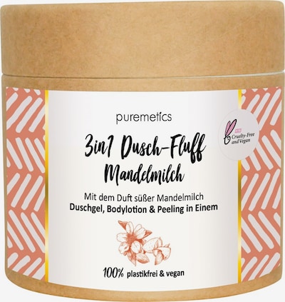 puremetics Körperpeeling 'No2 3in1 Dusch-Fluff' in weiß, Produktansicht