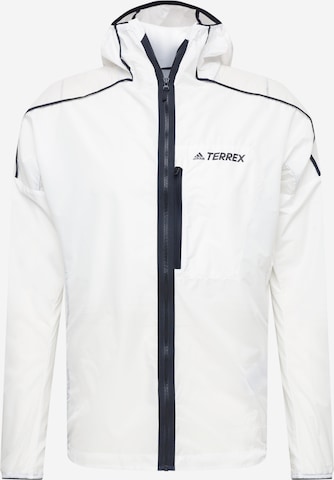 adidas Terrex - Casaco outdoor 'TERREX Agravic' em branco: frente