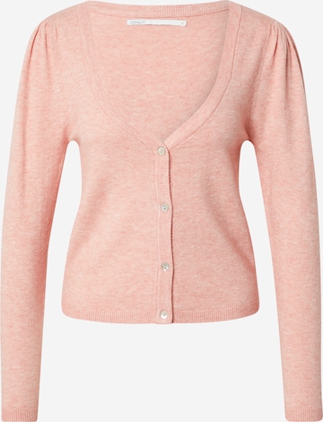 Cardigan 'Lely' ONLY en rose : devant