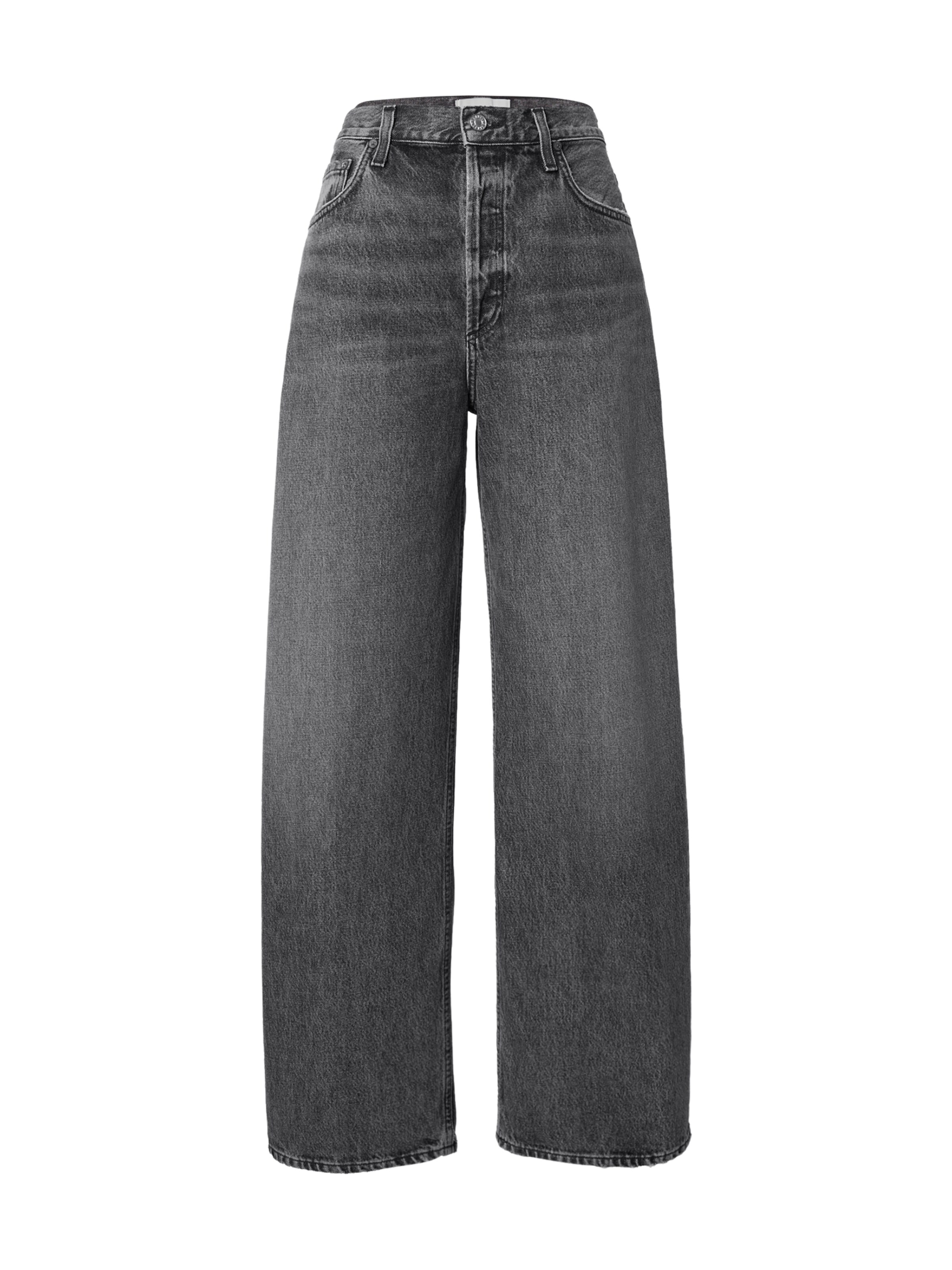 AGOLDE Baggy Jeans in Grey: front