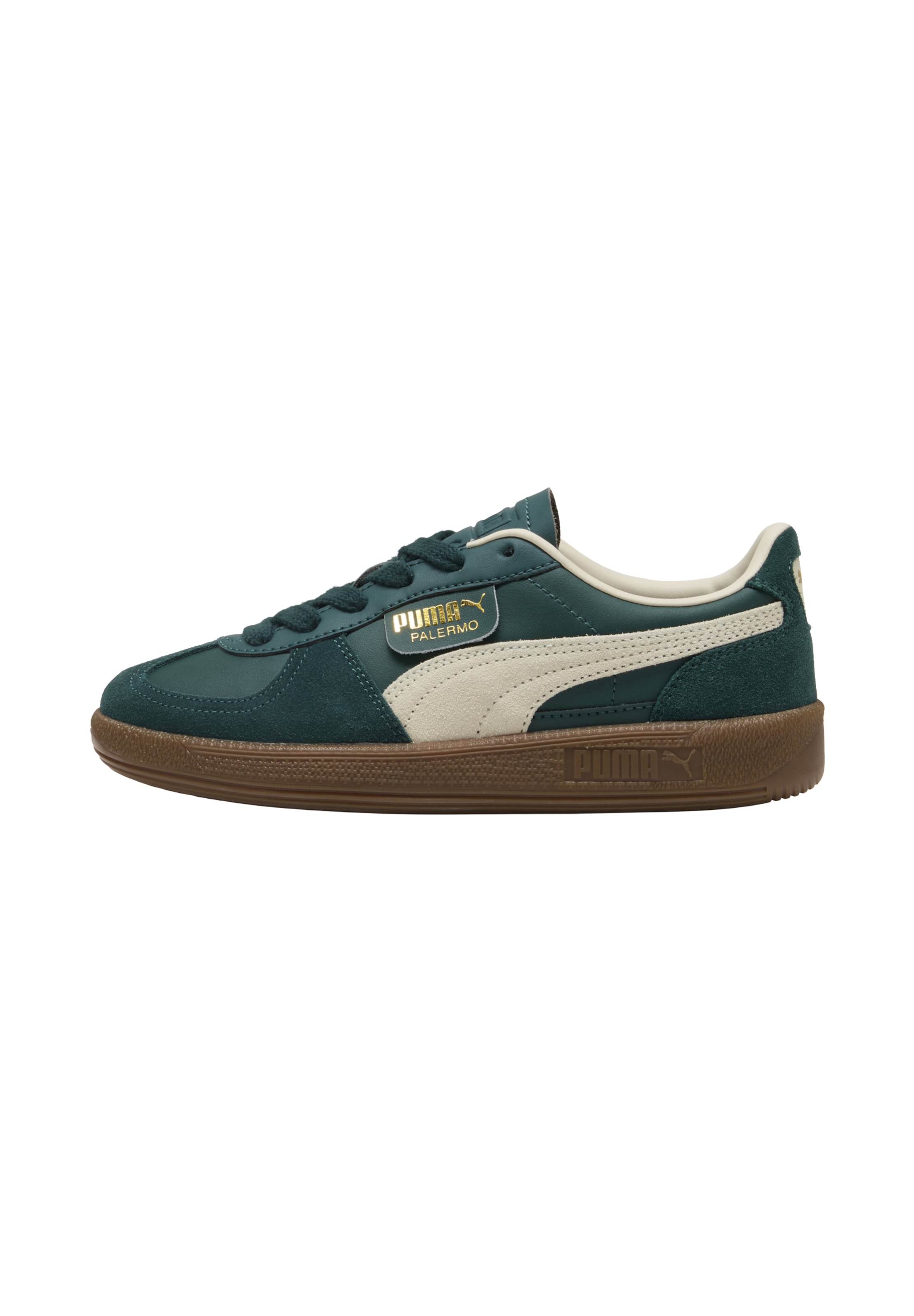 PUMA Кроссовки 'Palermo' в Зеленый: спереди