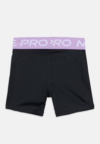 NIKE Skinny Sportbroek 'Pro' in Zwart: terug