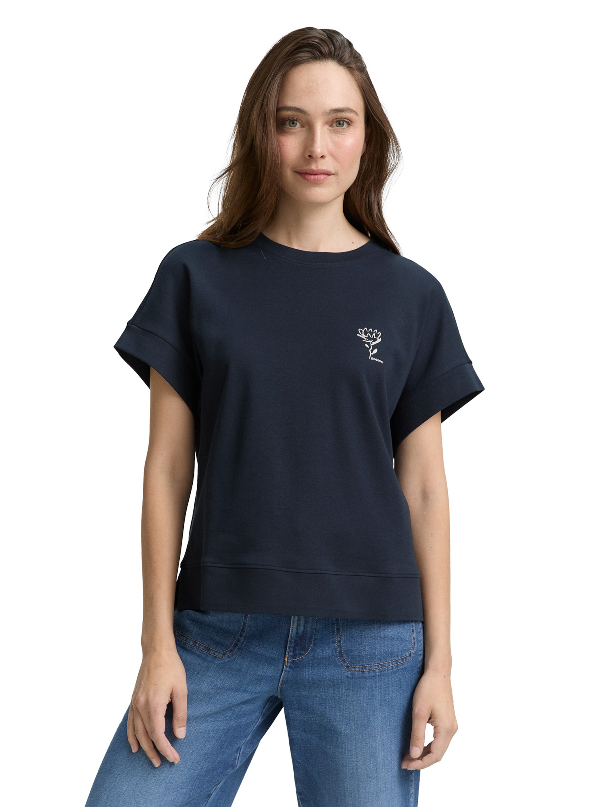 TOM TAILOR T-shirt i blå: framsida