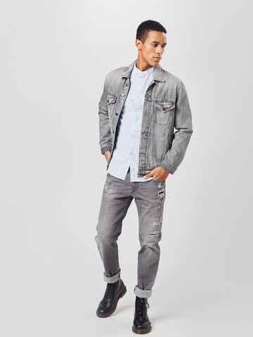 TOM TAILOR DENIM Regular Fit Hemd in Blau