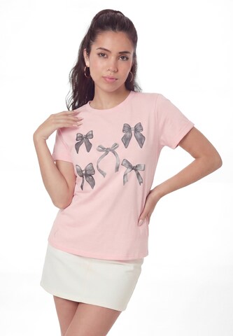 MIMO Shirt in Roze: voorkant