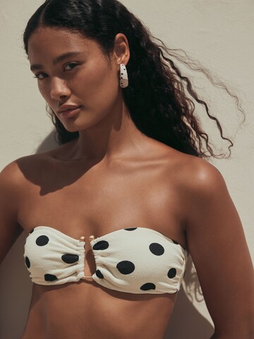 Bandeau Hauts de bikini Next en blanc