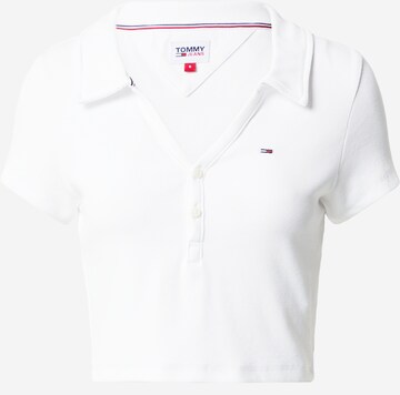 T-shirt Tommy Jeans en blanc : devant