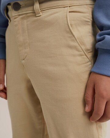 Slimfit Pantaloni di WE Fashion in beige