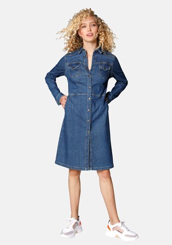 MYBC Kleid Jeanskleid in Blau