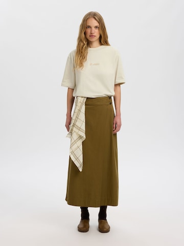 SELECTED - Camiseta en gris