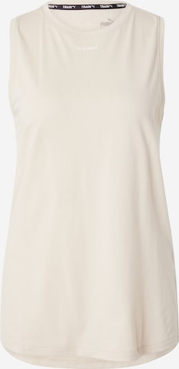 PUMA Sports top in Mocha / White, Item view