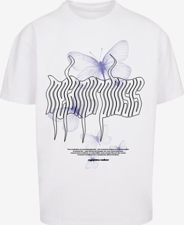 MJ Gonzales T-Shirt 'Metamorphose V.5' in Weiß: predná strana