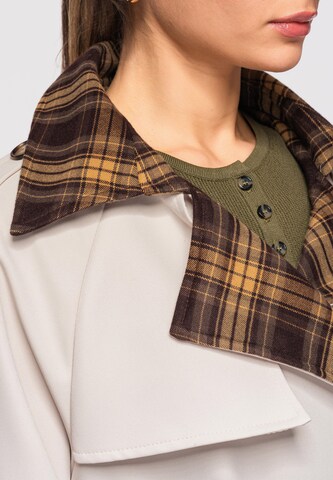 Ombre Between-seasons coat in Beige