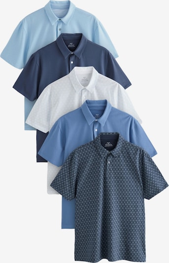 Marškinėliai iš Next, spalva – tamsiai mėlyna / dangaus žydra / šviesiai mėlyna / balta, Prekių apžvalga