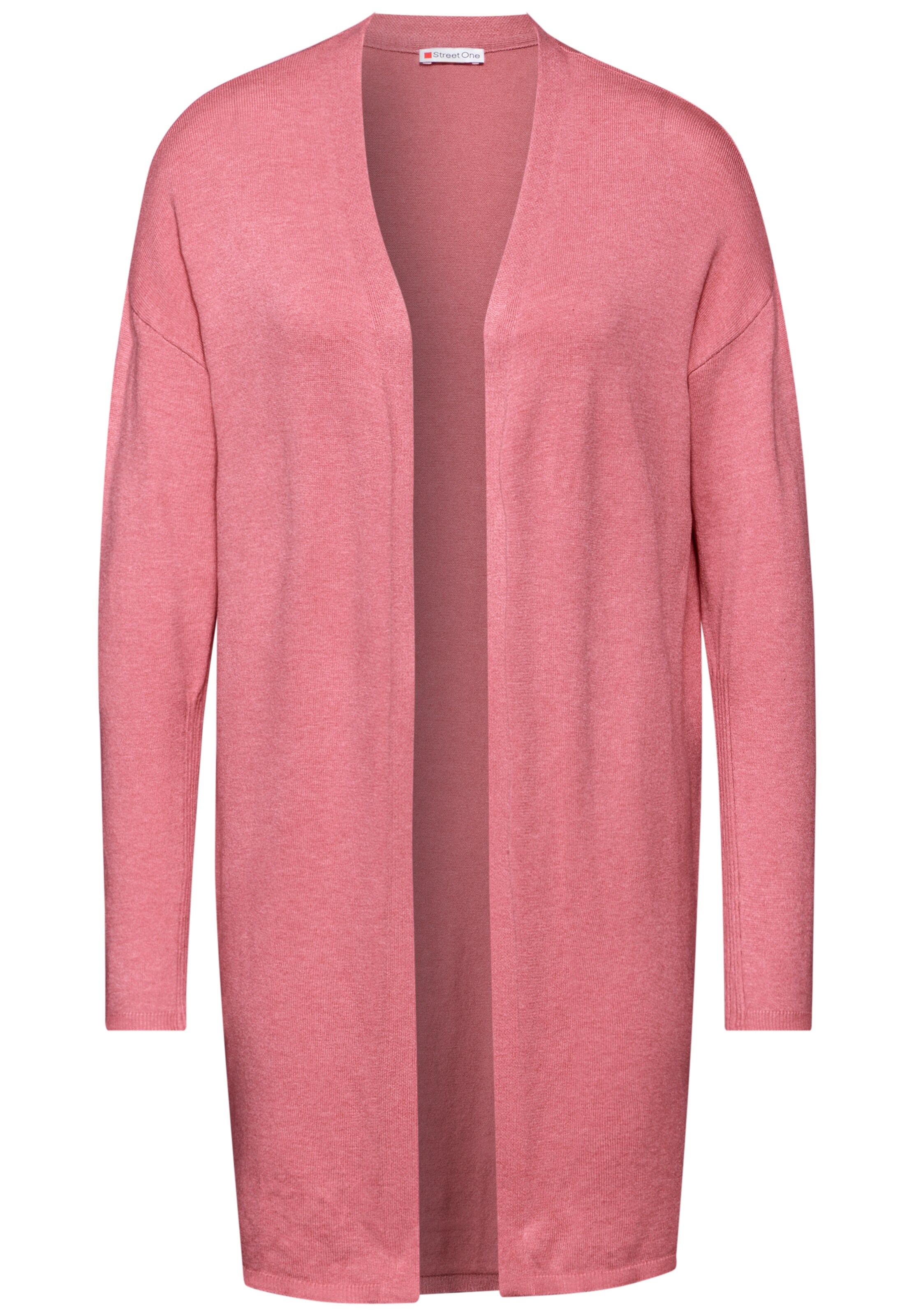 STREET ONE Langer Cardigan in Pink: Vorderseite